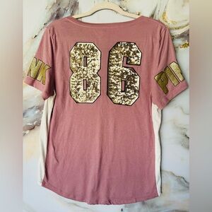 PINK Large Perfect V-neck Tee